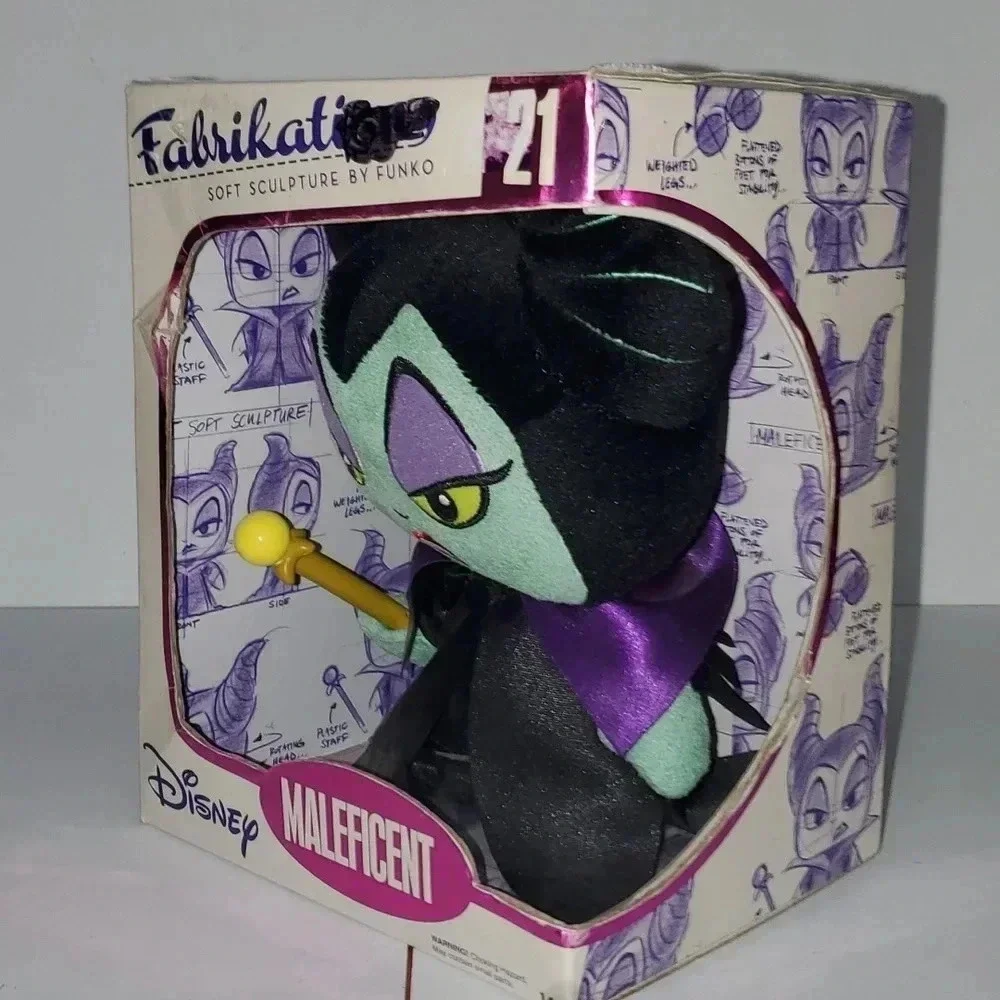 FUNKO Soft Sculpture FABRIKATIONS Disney MALEFICENT #21 Plush 6" Figure NWT - Picture 5 of 6